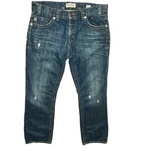Vintage Mek Men's Denim Straight Cut Jeans Size 38x32